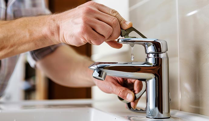 Leaky faucet Inspection