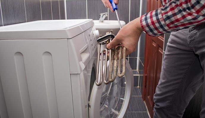 Professional washin machine leak repair